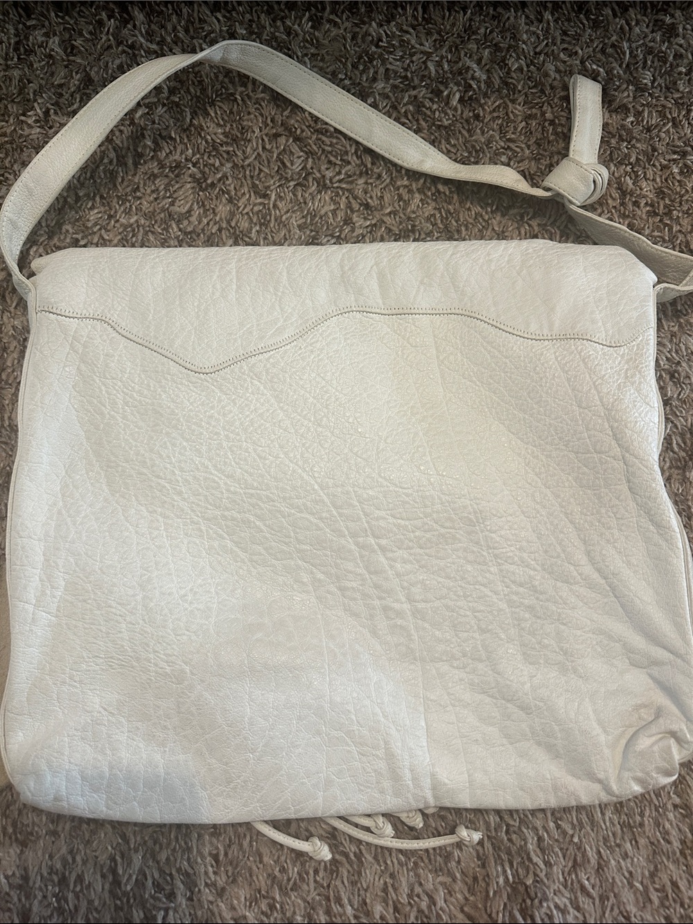 Vintage Carlos falchi cream purse - Picture 5 of 11